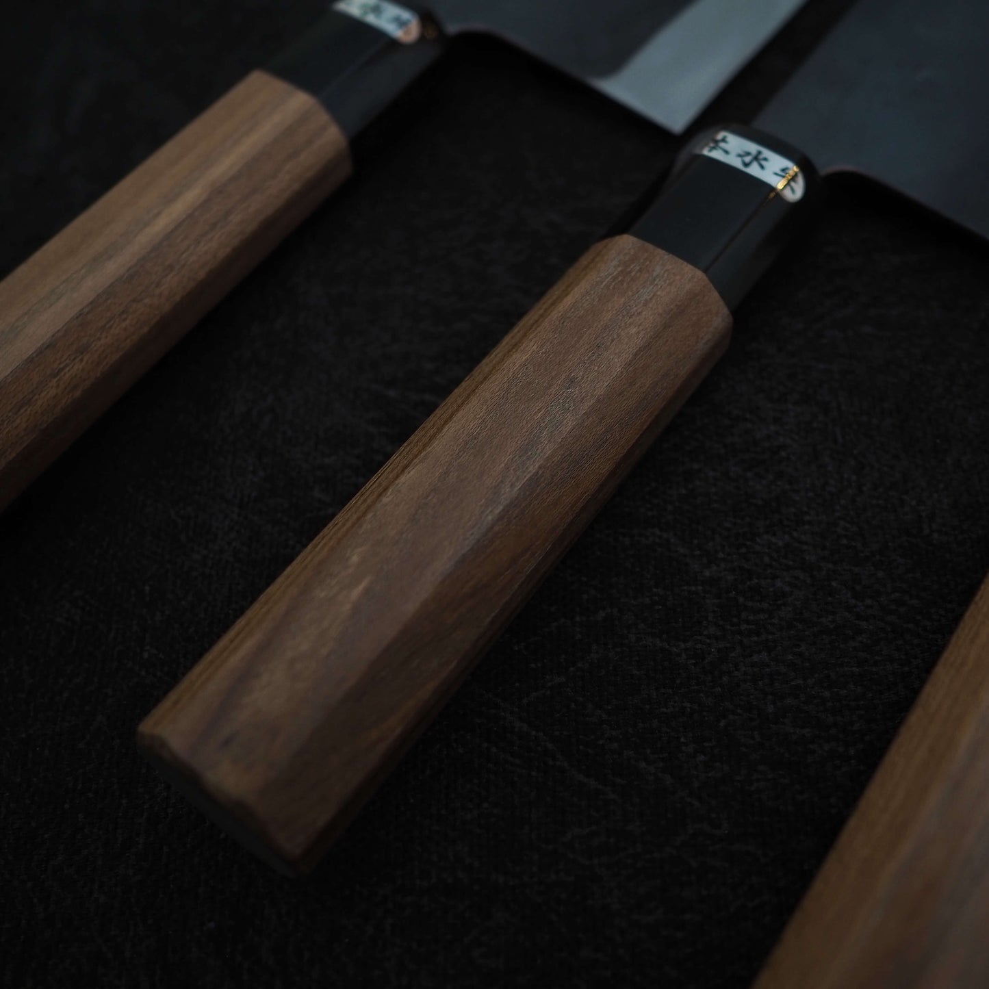 Watanabe Pro aogami #2 kurouchi 180mm nakiri (enju handle) - Zahocho Japanese Knives