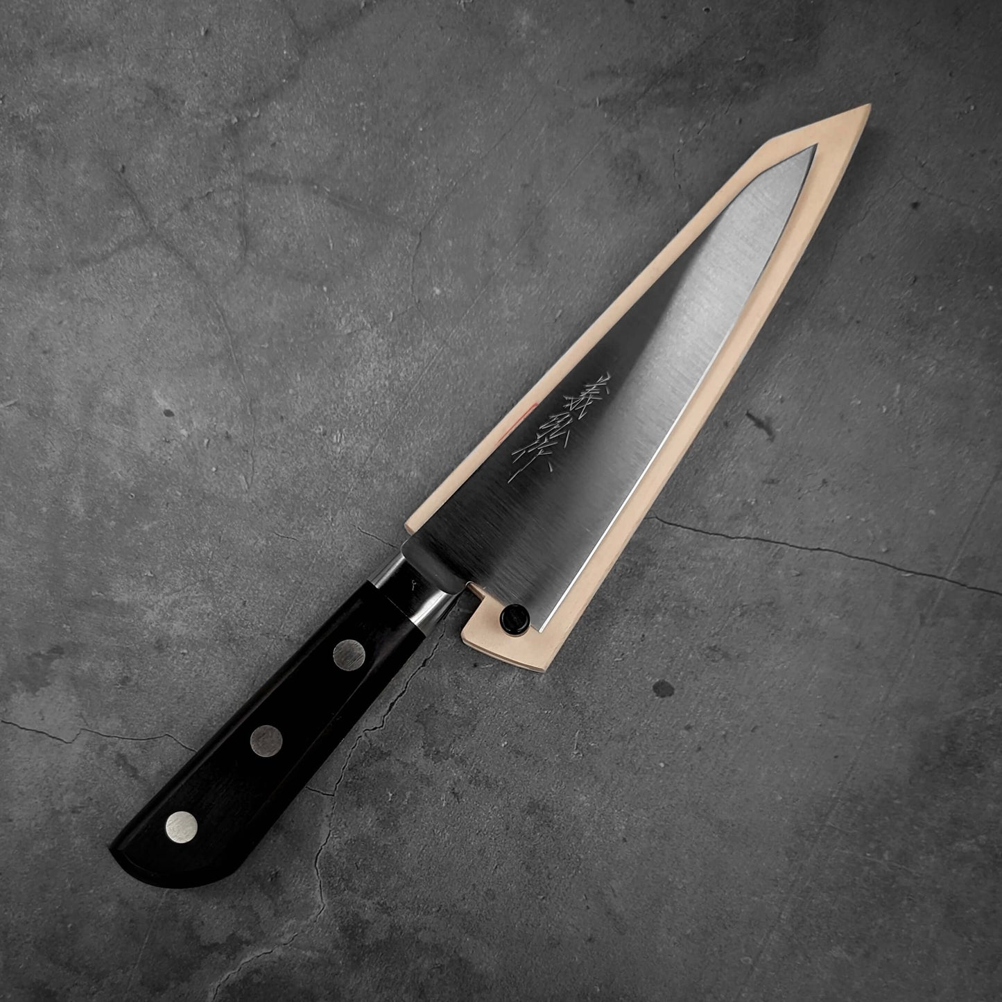 Yoshihiro Inox AUS8 150mm honesuki (with saya) - Zahocho Japanese Knives