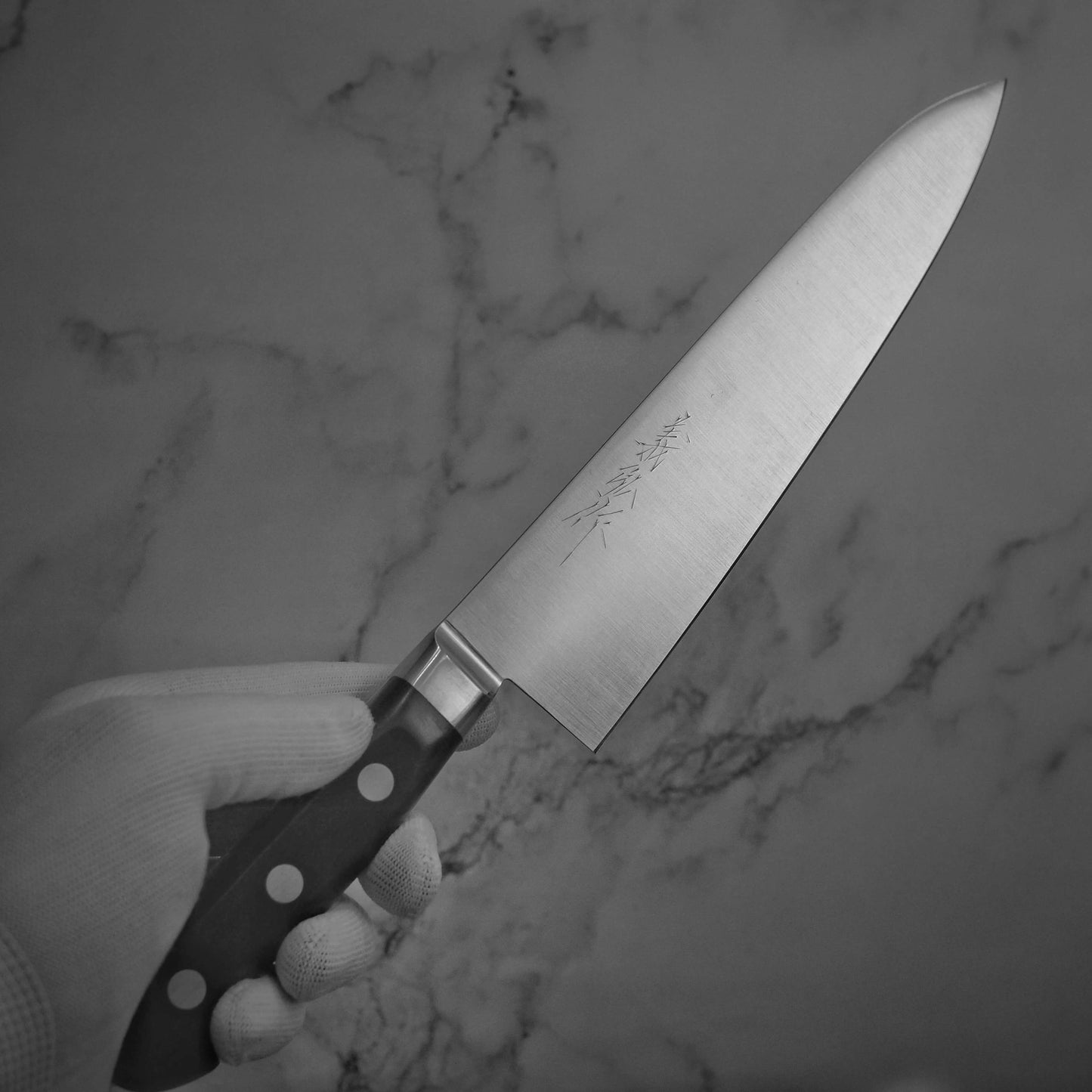 Yoshihiro Inox AUS8 gyuto (with saya) - Zahocho Japanese Knives