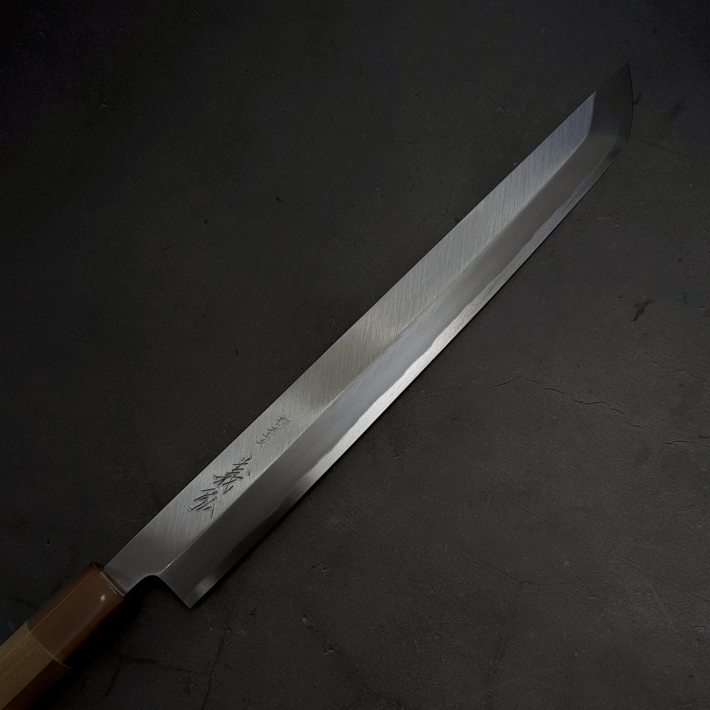 Yoshihiro josaku shirogami #2 sakimaru takohiki 270mm (with saya) - Zahocho Japanese Knives