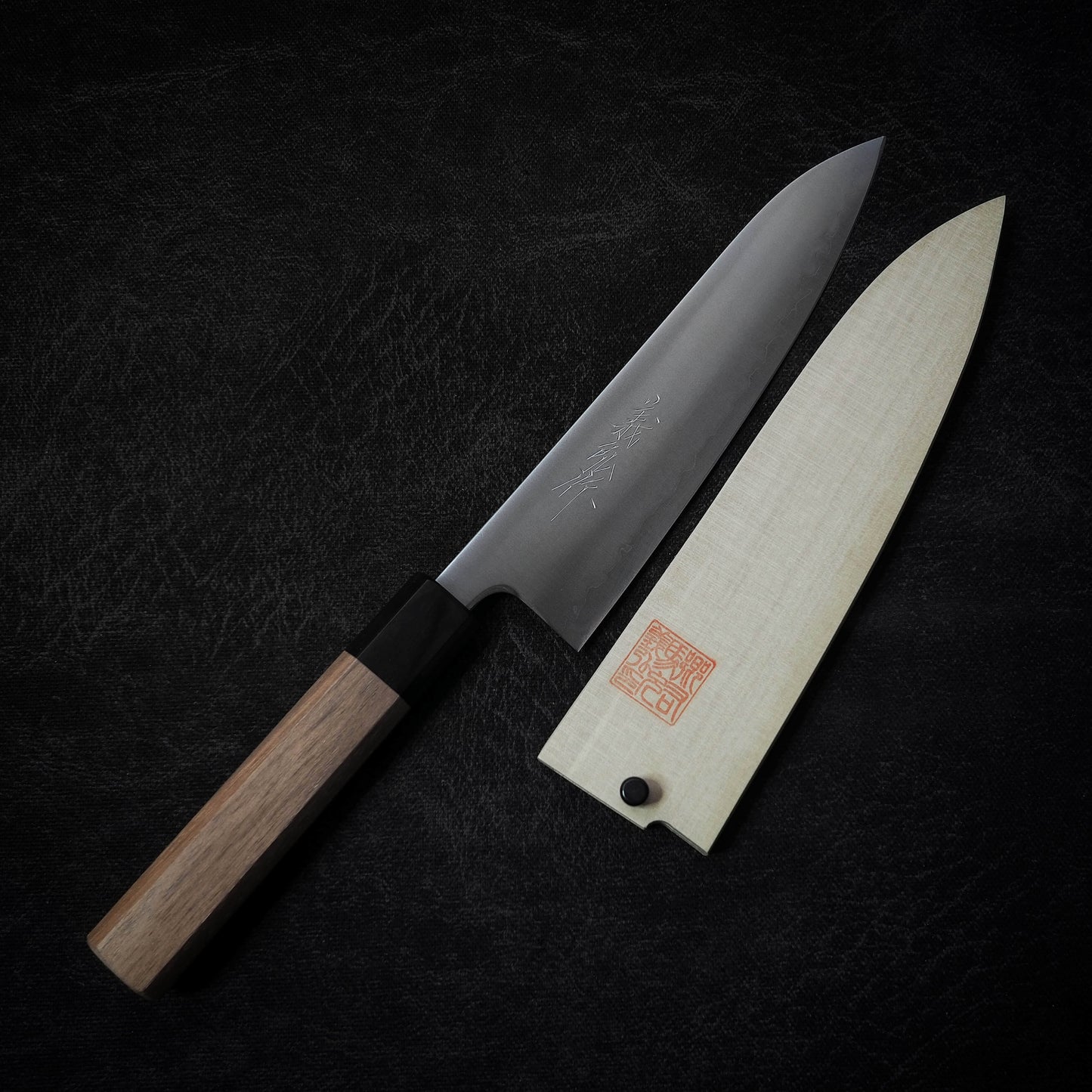 Yoshihiro migaki AS (Aogami Super) 180mm gyuto - Zahocho Japanese Knives