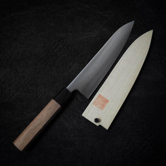 Yoshihiro migaki AS (Aogami Super) 180mm gyuto - Zahocho Japanese Knives