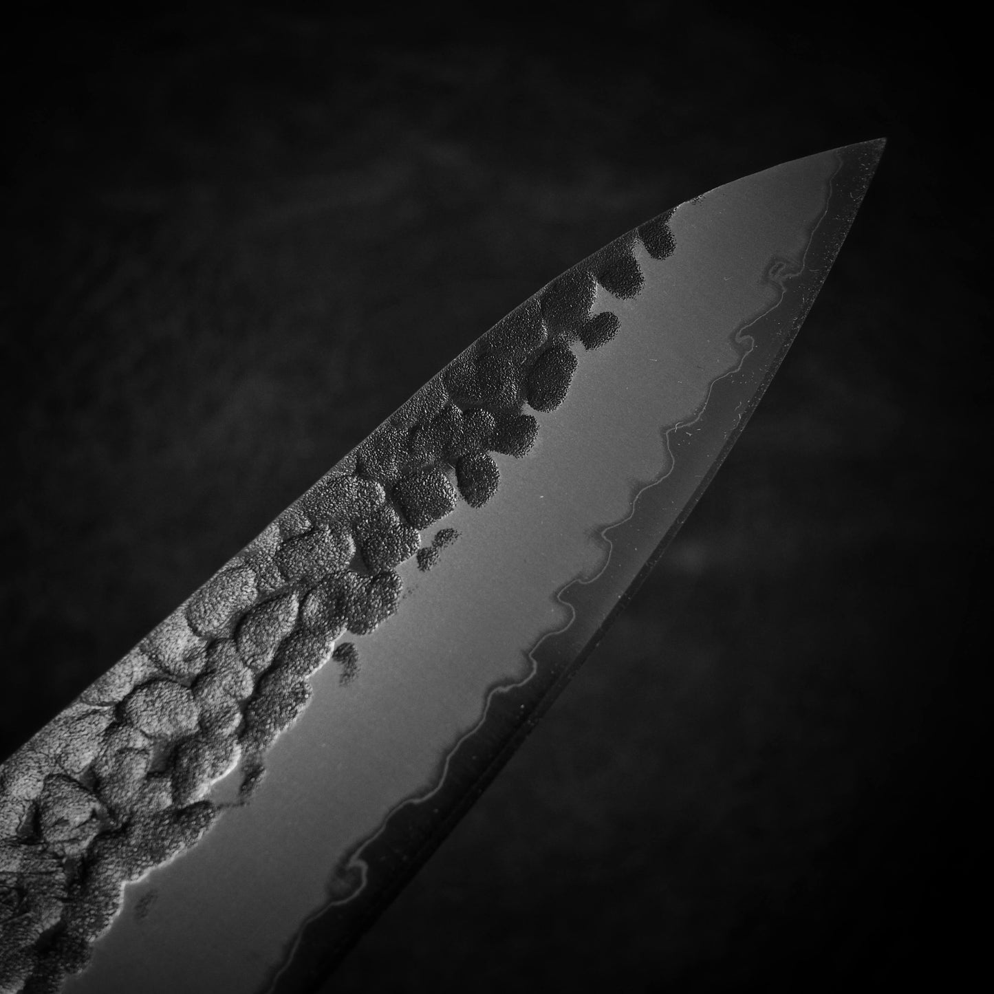 Yoshihiro tsuchime kurouchi AS 180mm gyuto (with saya) - Zahocho Japanese Knives