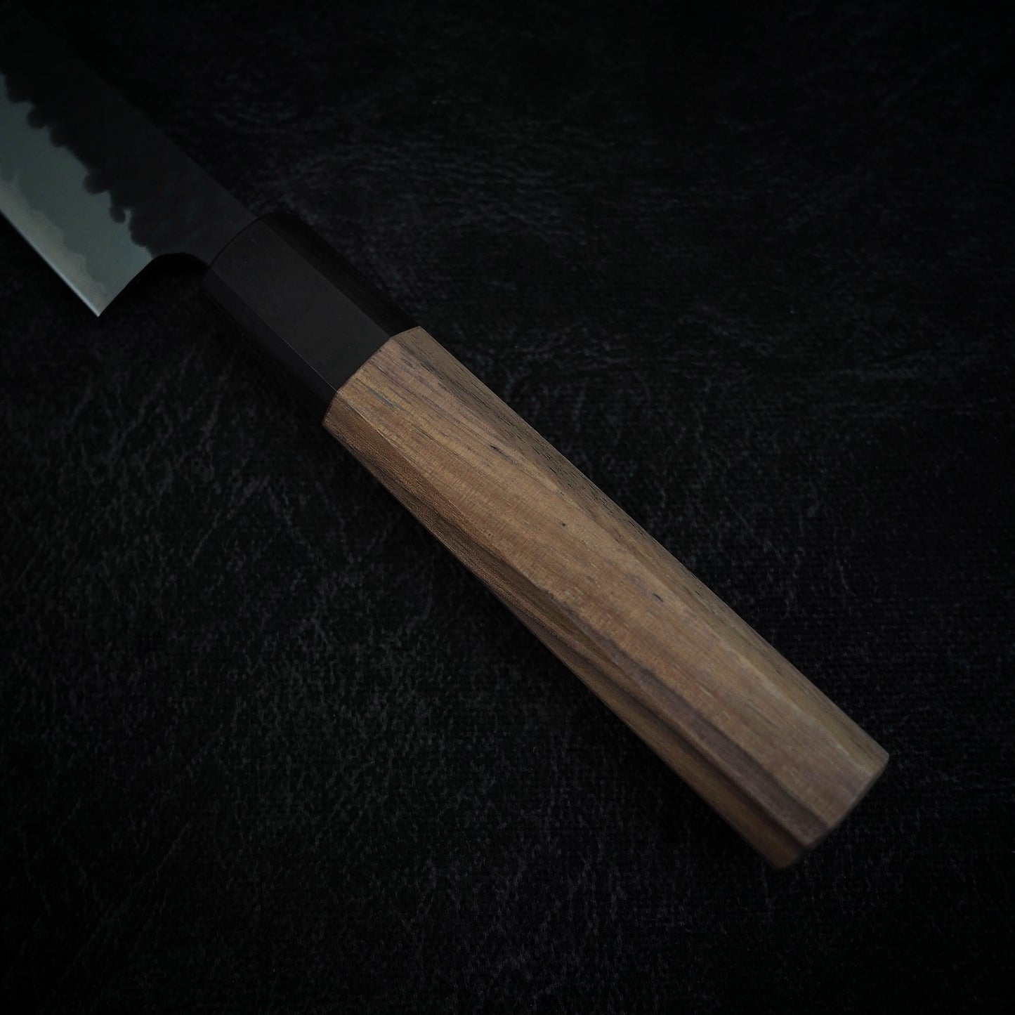 Yoshihiro tsuchime kurouchi AS 135mm petty knife (with saya) - Zahocho Japanese Knives