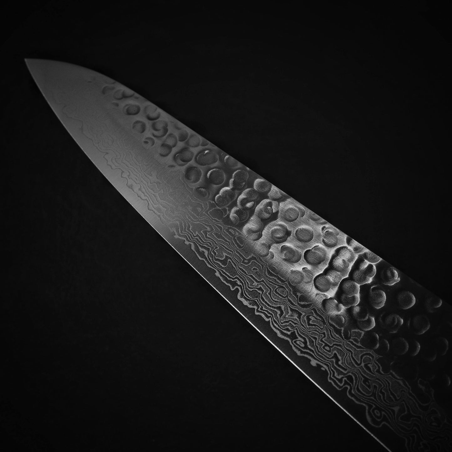 Yoshihiro tsuchime damascus VG10 240mm gyuto (with saya) - Zahocho Japanese Knives