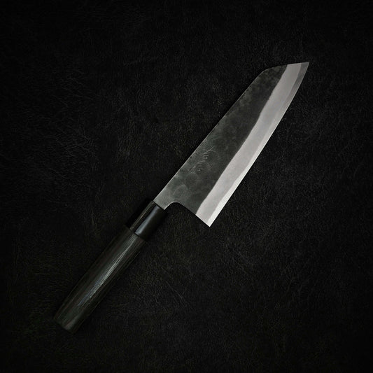 Yoshikane tsuchime kurouchi V2 170mm bunka - Zahocho Japanese Knives