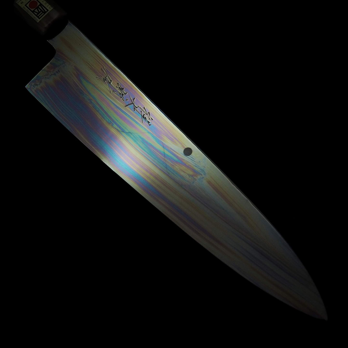 Yoshikazu Ikeda shirogami#3 honyaki (Mt. Fuji) 240mm gyuto - Zahocho Japanese Knives