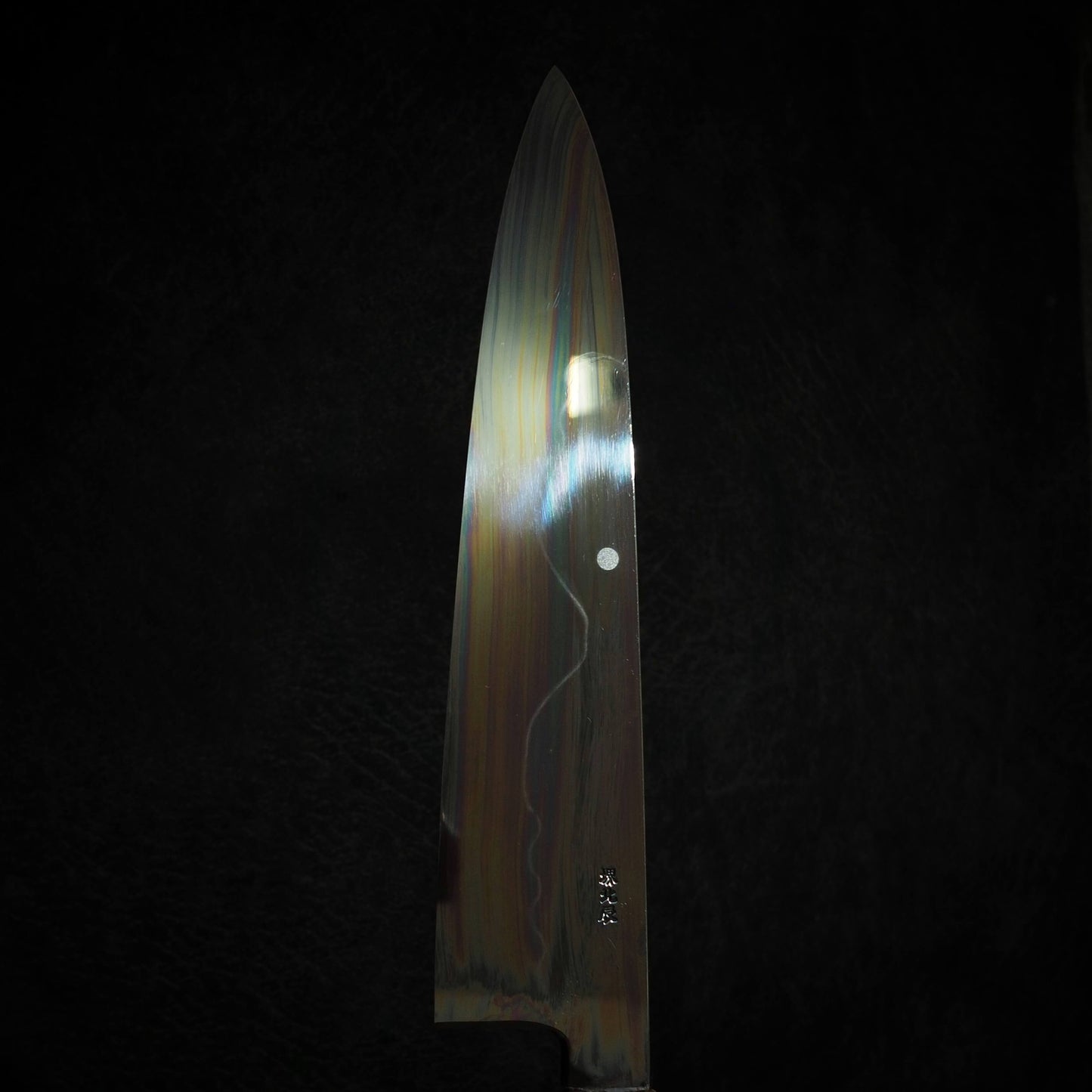 Yoshikazu Ikeda shirogami#3 honyaki (Mt. Fuji) 240mm gyuto - Zahocho Japanese Knives