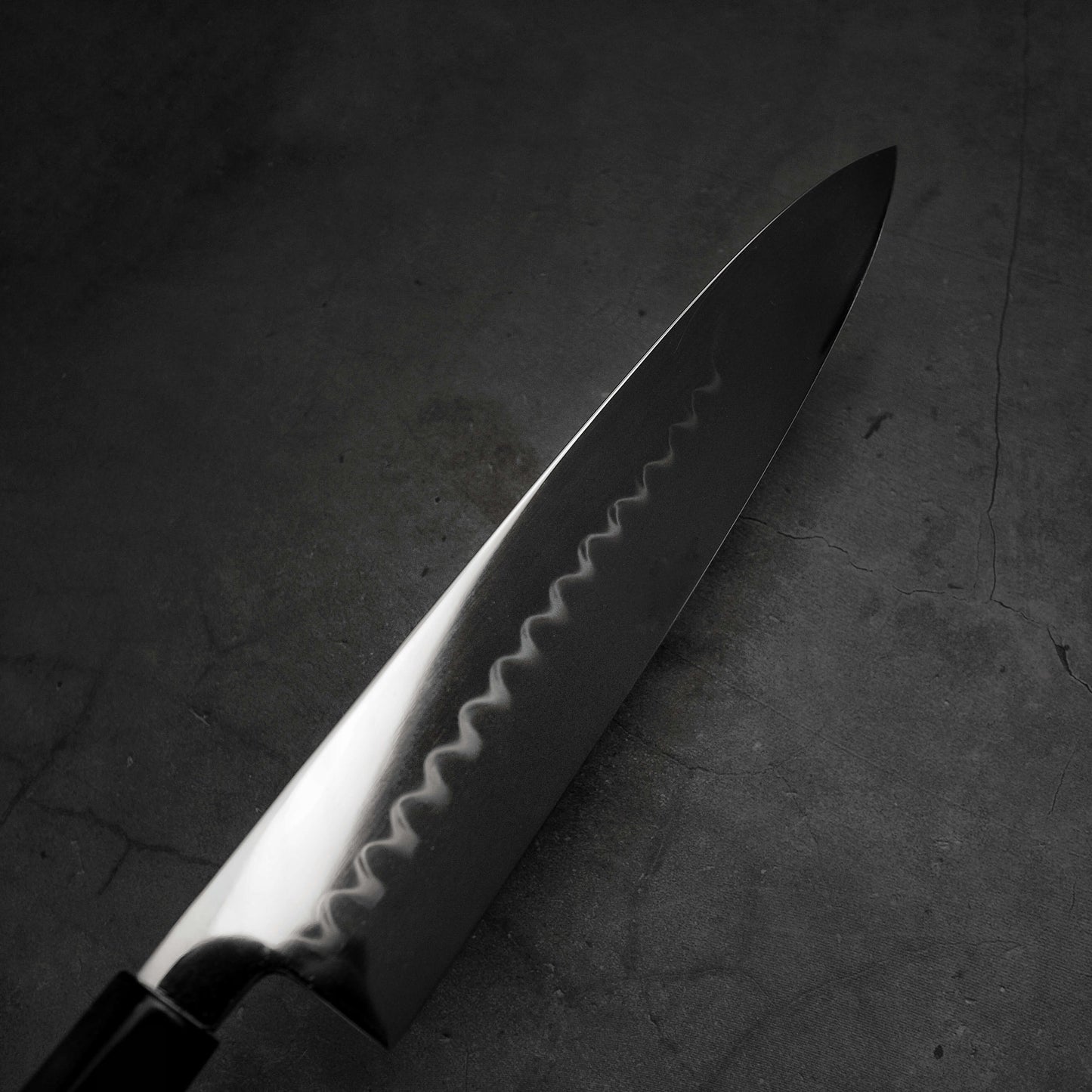 Yoshikazu Ikeda shirogami#1 honyaki gyuto 270mm - Zahocho Japanese Knives