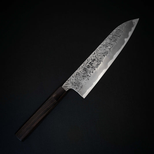 Kisuke x Zahocho tsuchime aogami #2 230mm gyuto (stainless clad) - Zahocho Japanese Knives