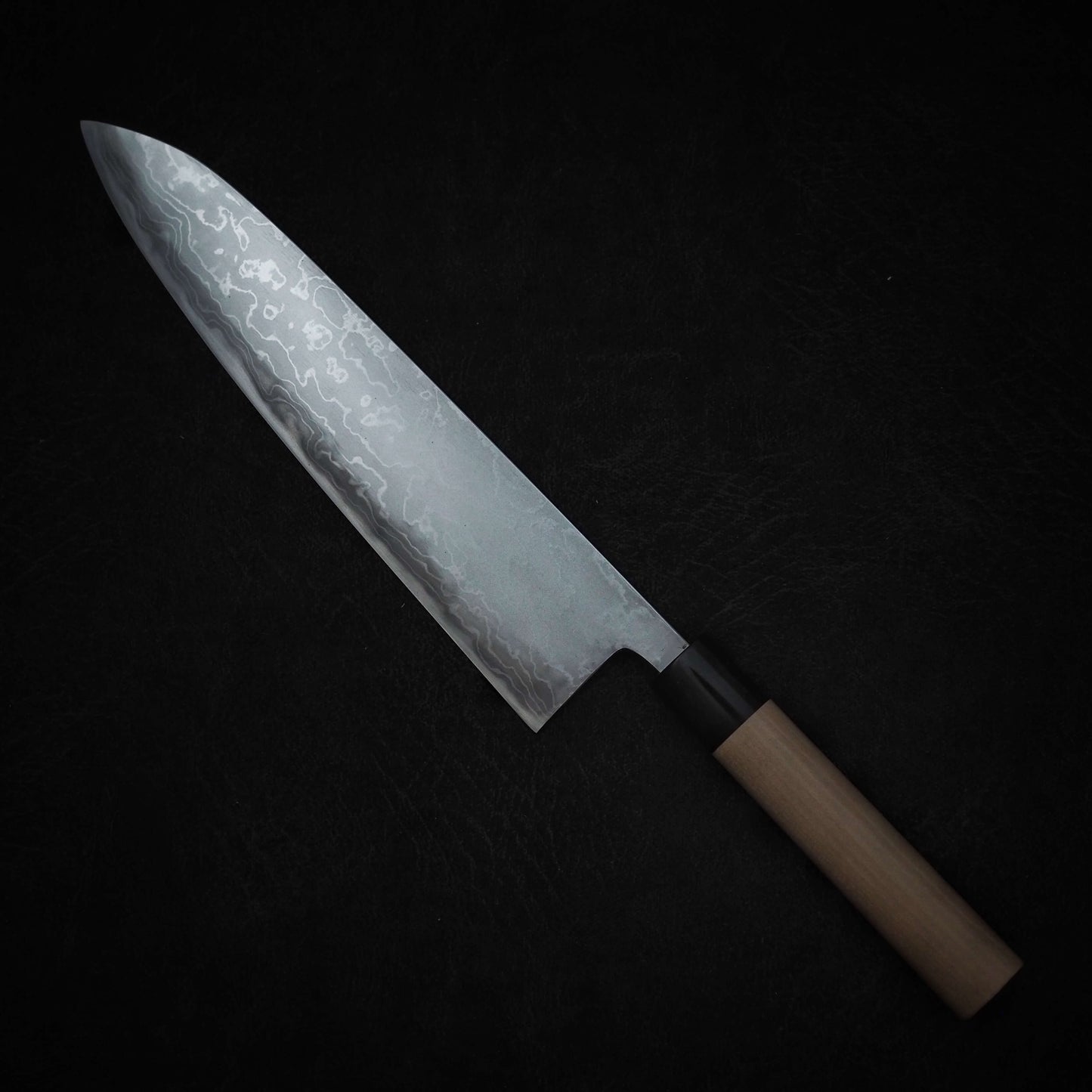 Toyama aogami #2 damascus 270mm gyuto - Zahocho Japanese Knives