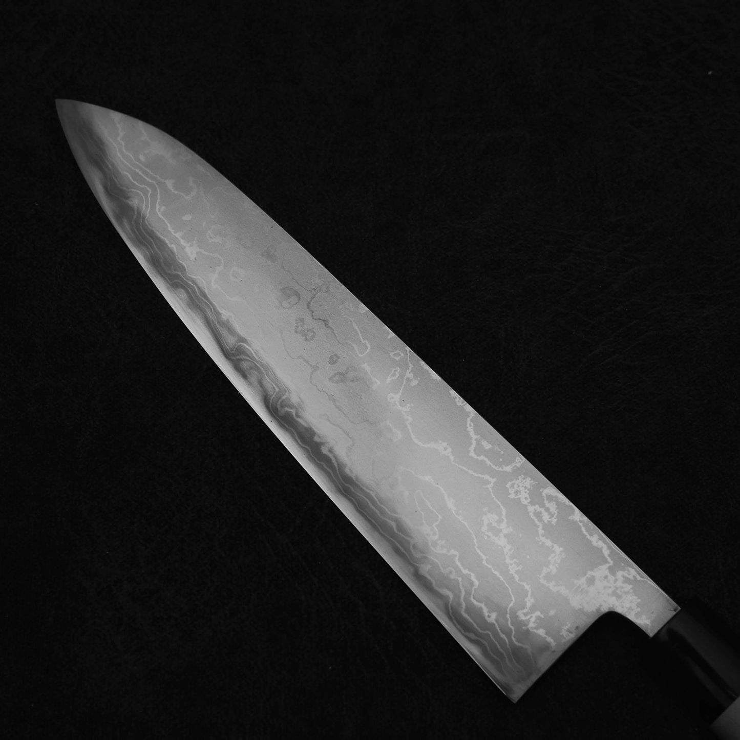 Toyama aogami #2 damascus 270mm gyuto - Zahocho Japanese Knives