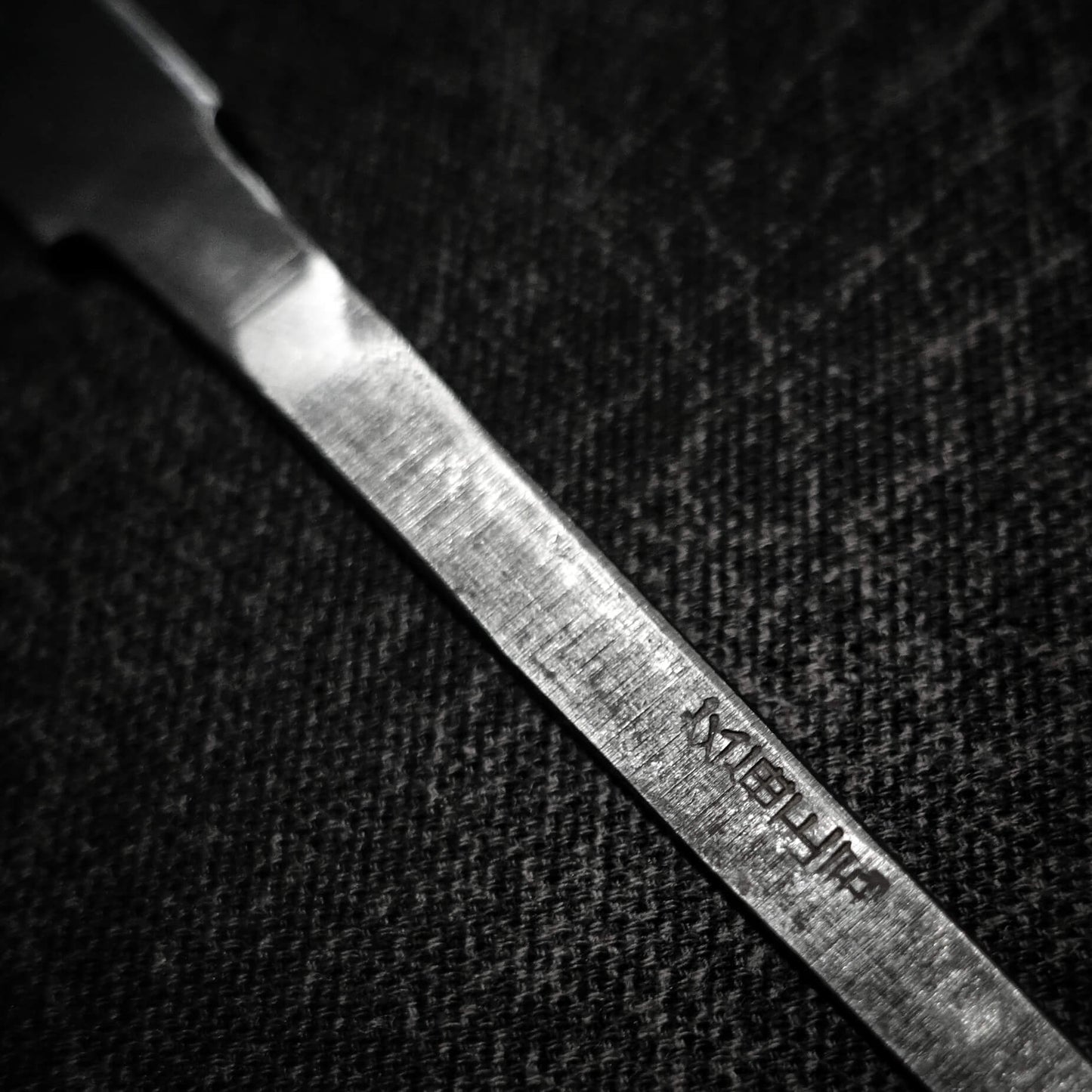 Genkai Masakuni (Mt. Fuji with crescent moon) shirogami #1 360mm honyaki sakimaru - Zahocho Japanese Knives