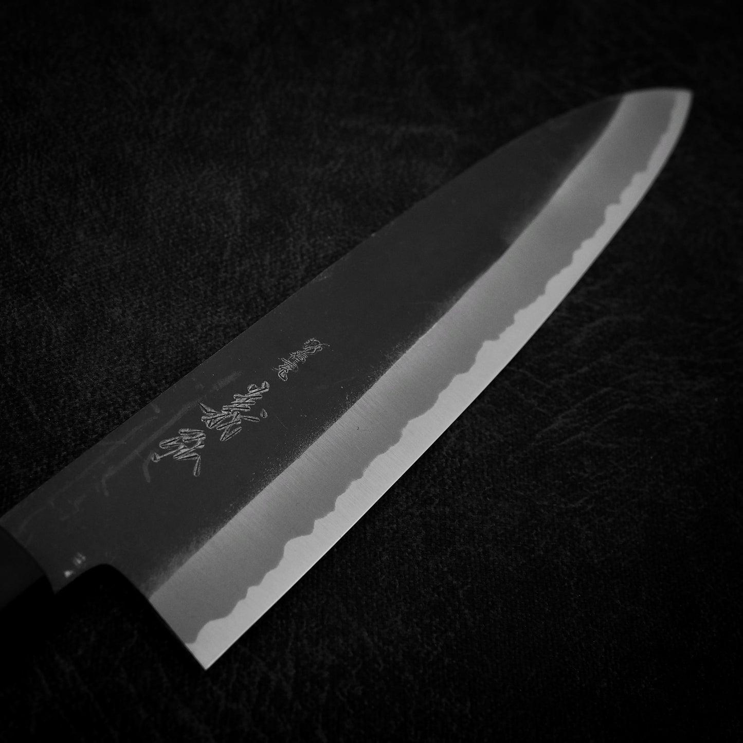 Yoshihiro kurouchi 230mm gyuto (with saya) - Zahocho Japanese Knives