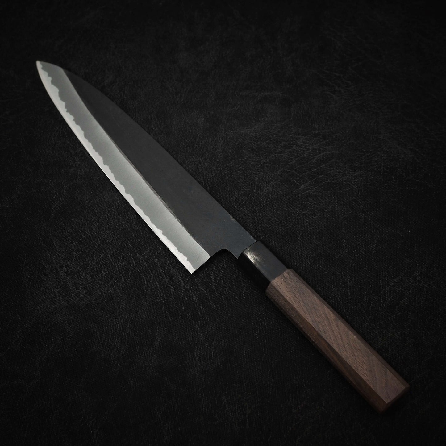 Yoshihiro kurouchi 230mm gyuto (with saya) - Zahocho Japanese Knives