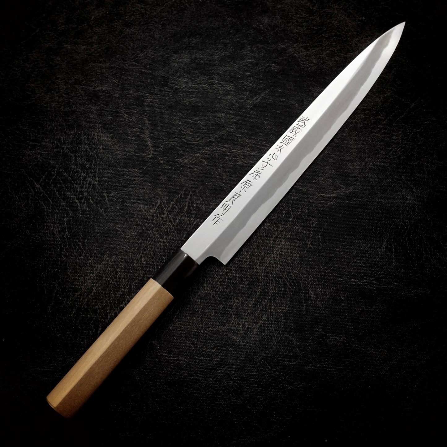 Yoshiaki Fujiwara (Kiyoshi Kato) 240mm yanagiba - Zahocho Japanese Knives
