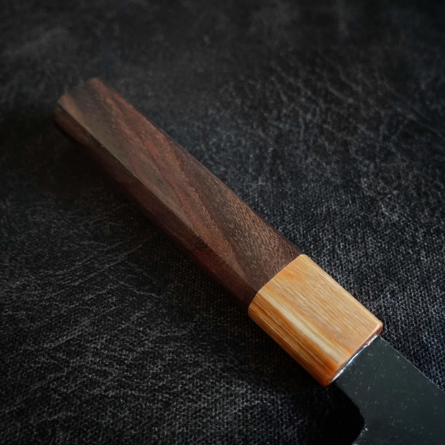 Yoshihiro kurouchi shirogami#2 210mm gyuto (custom handle) - Zahocho Japanese Knives