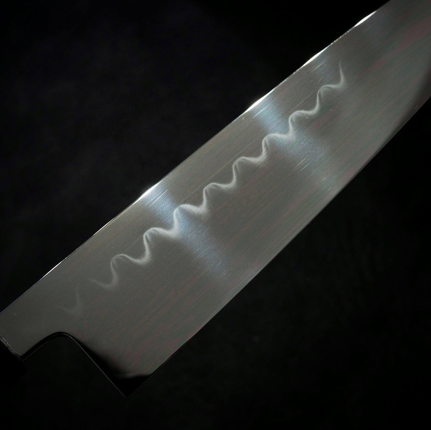 Kenji Togashi shirogami #2 honyaki 240mm gyuto - Zahocho Japanese Knives