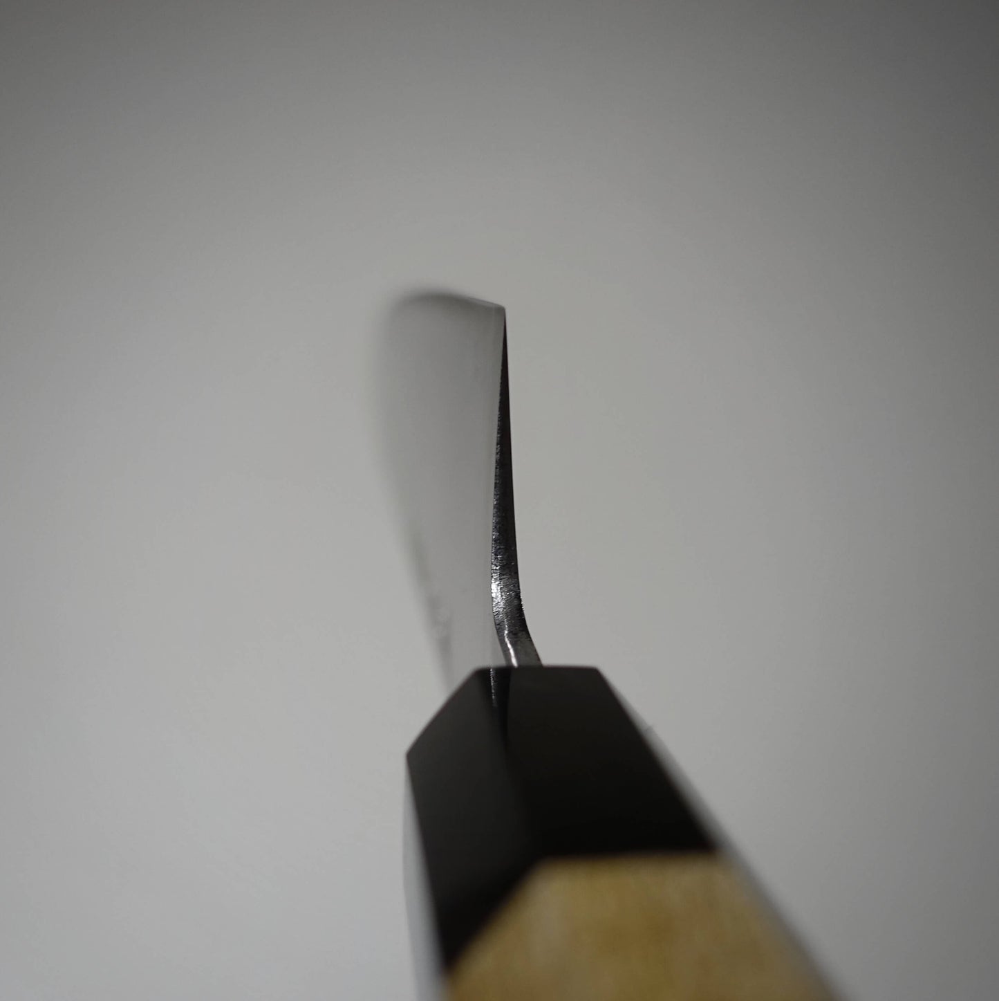 Yoshiaki Fujiwara (Kiyoshi Kato) migaki aogami 240mm wa-gyuto - Zahocho Japanese Knives
