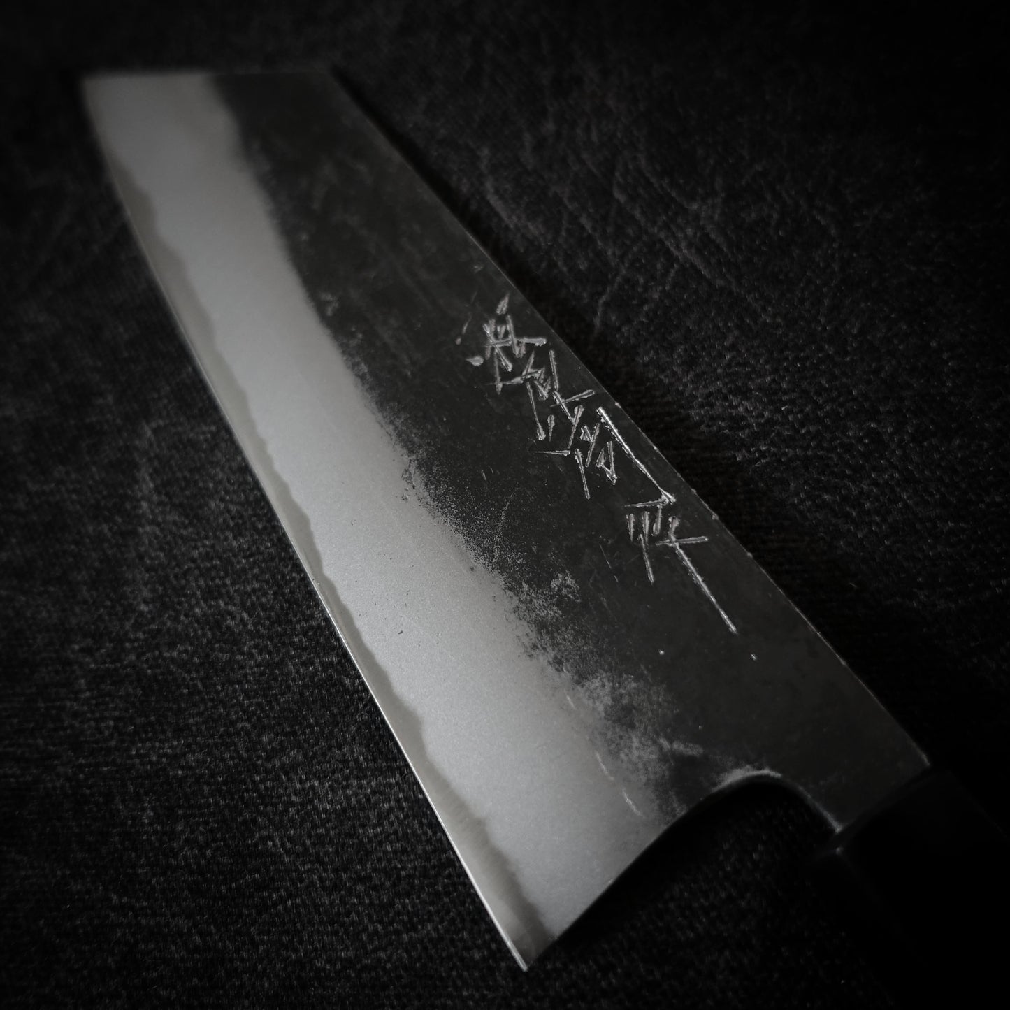 Matsubara kurouchi shirogami #1 180mm bunka - Zahocho Japanese Knives