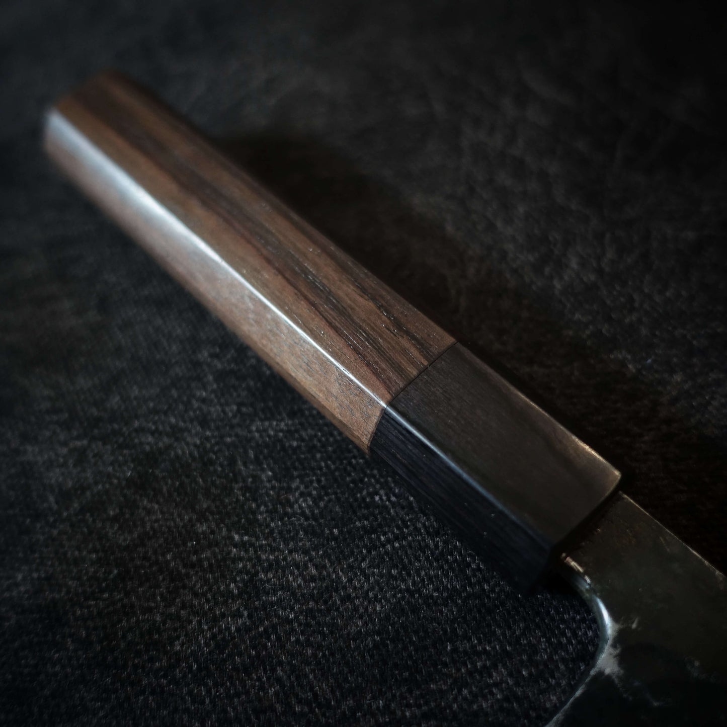 Matsubara kurouchi shirogami #1 180mm bunka - Zahocho Japanese Knives