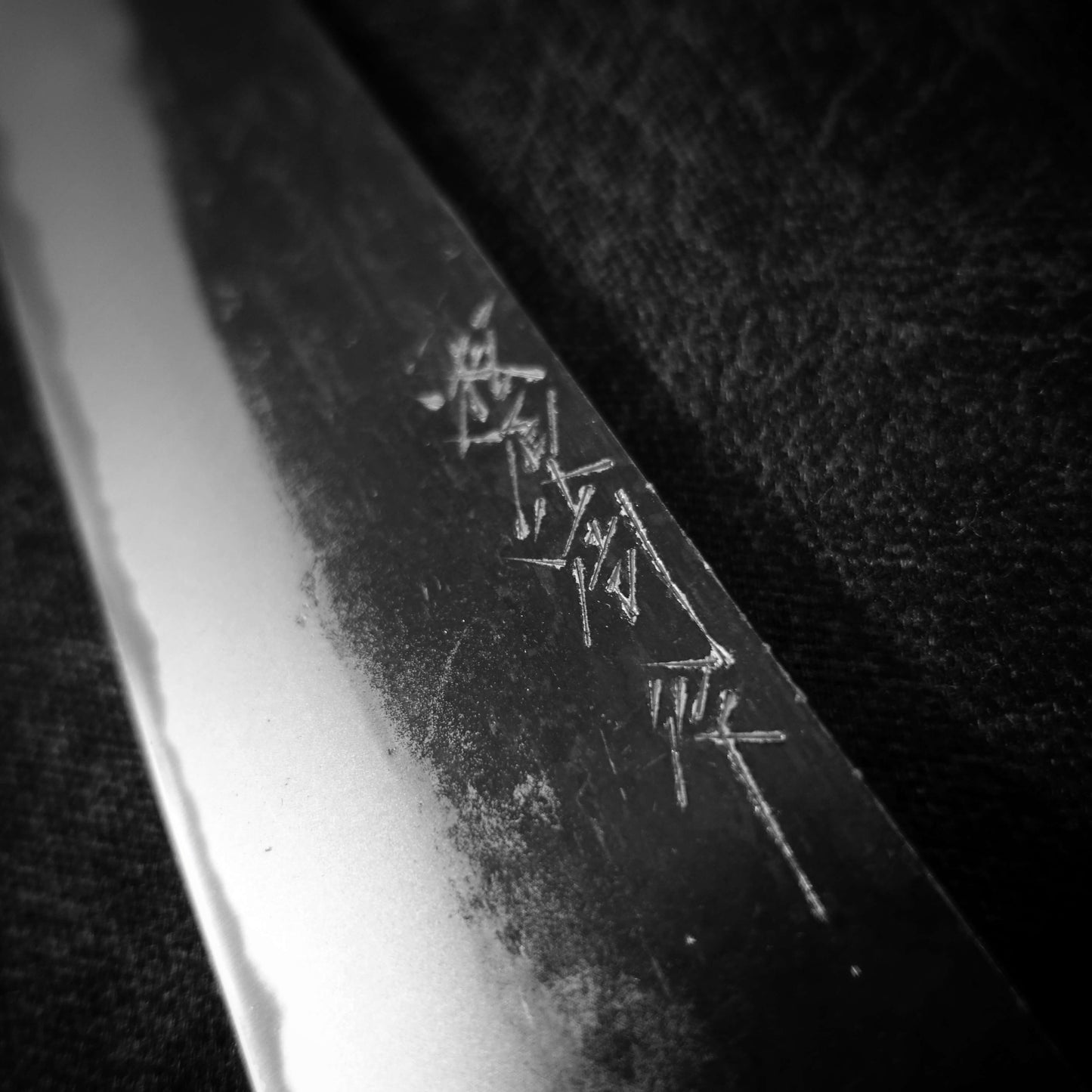 Matsubara kurouchi shirogami #1 180mm bunka - Zahocho Japanese Knives