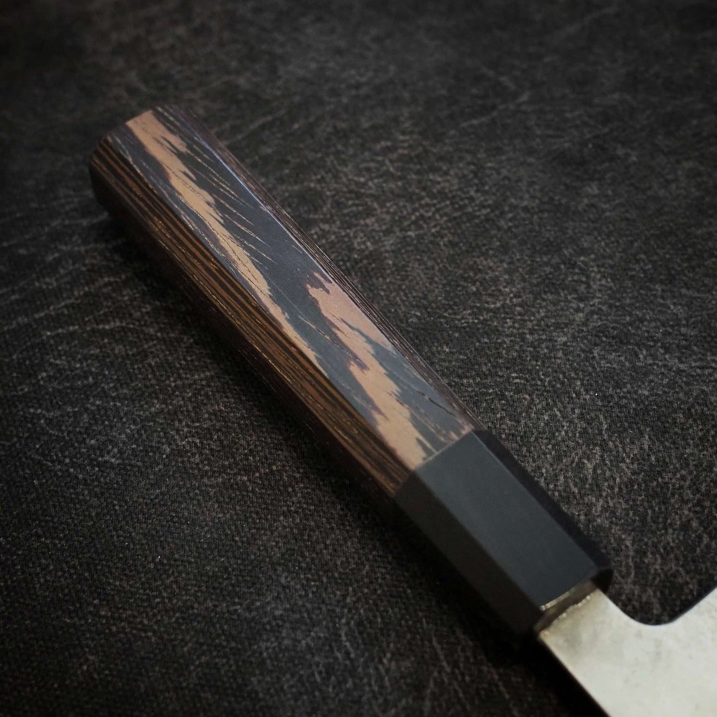 Motokyuuichi nashiji ginsan 180mm bunka - Zahocho Japanese Knives