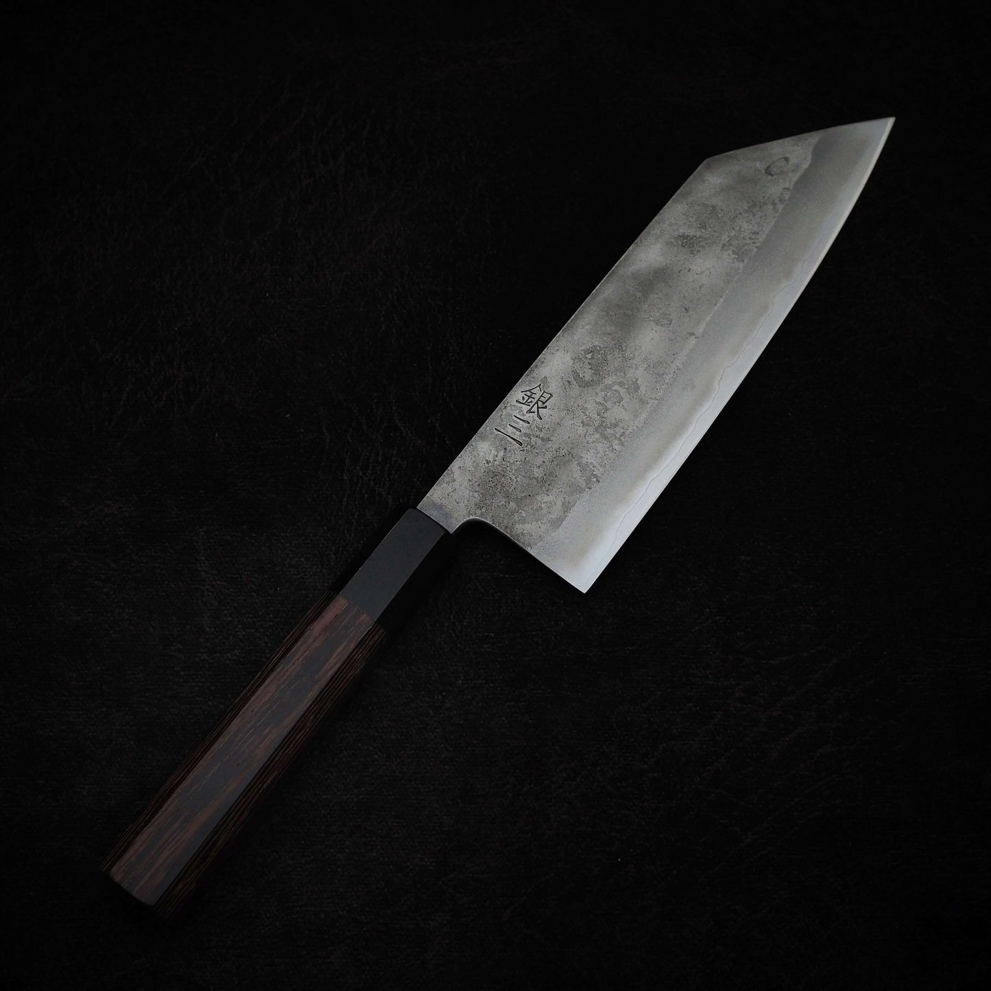 Motokyuuichi nashiji ginsan 180mm bunka - Zahocho Japanese Knives