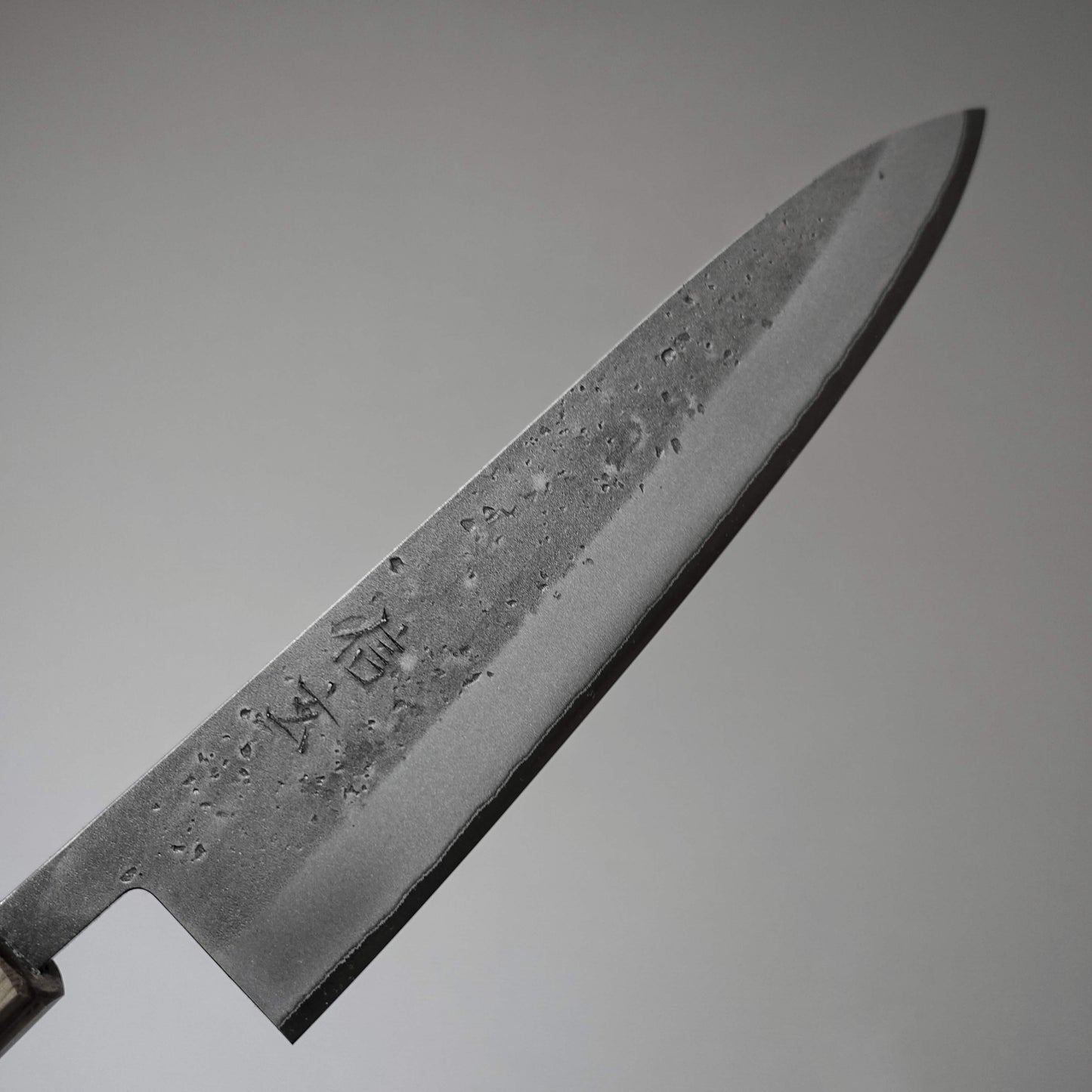 Shingen nashiji aogami #2 210mm gyuto (custom handle) - Zahocho Japanese Knives