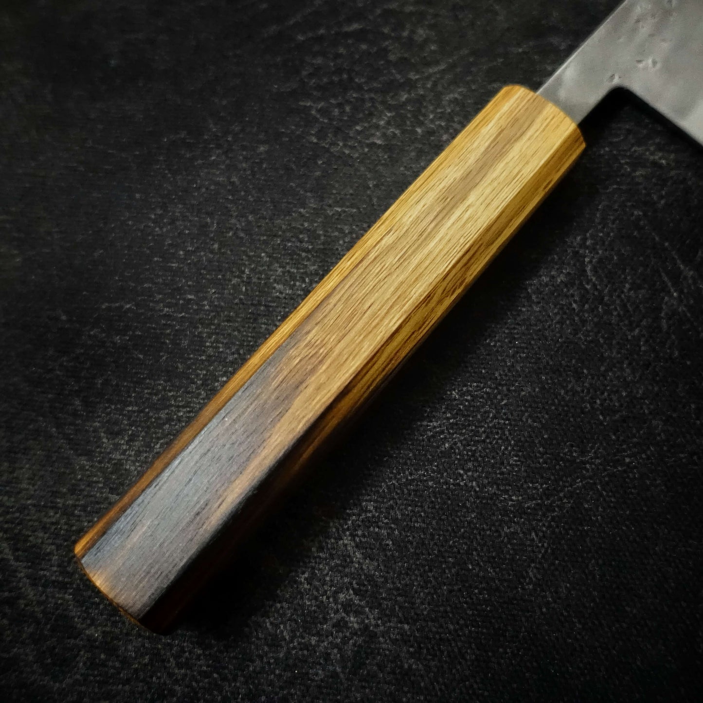 Shingen nashiji aogami #2 210mm gyuto (custom handle) - Zahocho Japanese Knives
