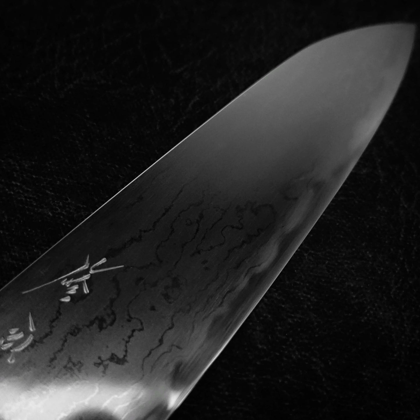 Toyama aogami #2 damascus 240mm gyuto - Zahocho Japanese Knives
