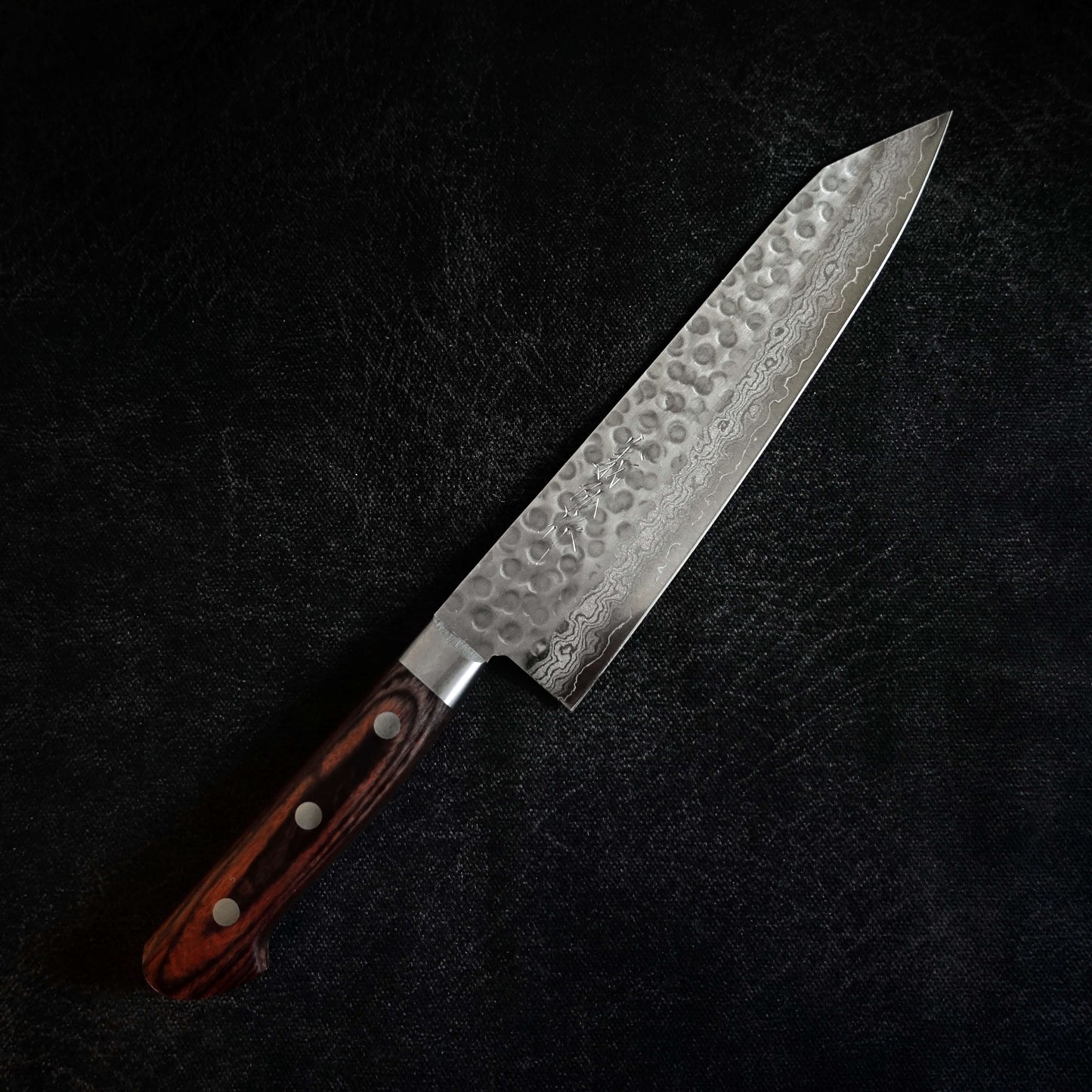 Yoshihiro tsuchime damascus VG10 210mm kiritsuke gyuto - Zahocho Japanese Knives