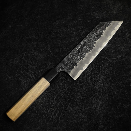 Kisuke x Zahocho tsuchime kurouchi aogami #2 180mm bunka (2020) - Zahocho Japanese Knives