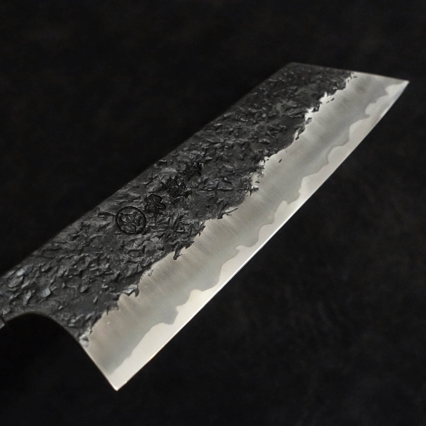 Kisuke x Zahocho tsuchime kurouchi aogami #2 180mm bunka (2020) - Zahocho Japanese Knives