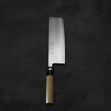 Toyama aogami#2 nakiri 180mm – Zahocho Knives Tokyo