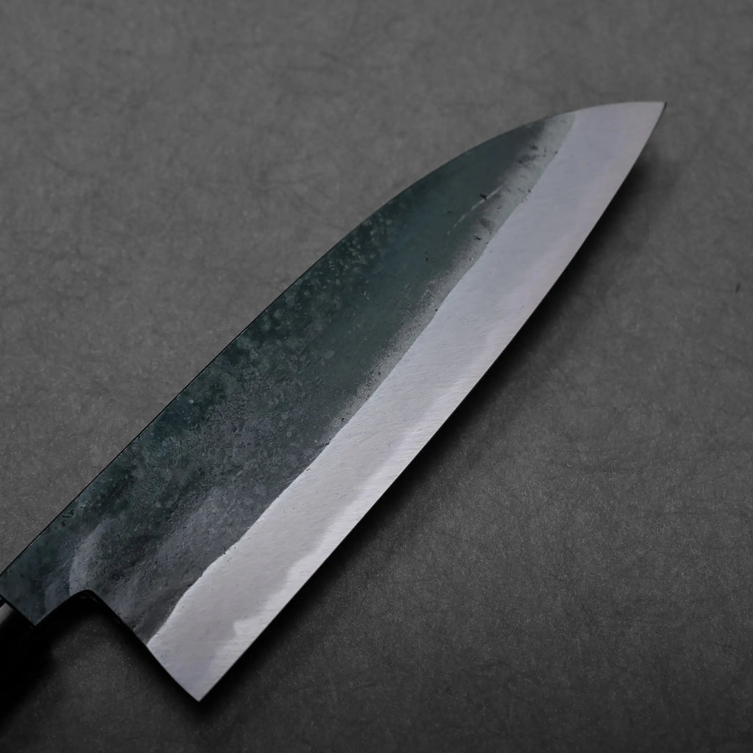 Daisuke Nishida kurouchi shirogami#1 santoku 180mm – Zahocho