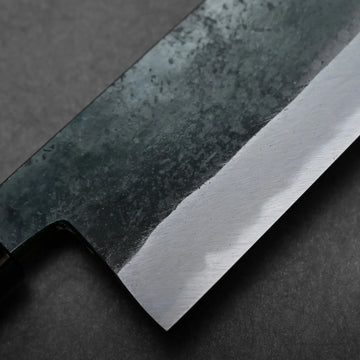 Daisuke Daisuke Nishida kurouchi shirogami#1 santoku 180mm – Zahocho