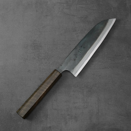 Hatsukokoro Kokugei kurouchi aogami#1 santoku 165mm