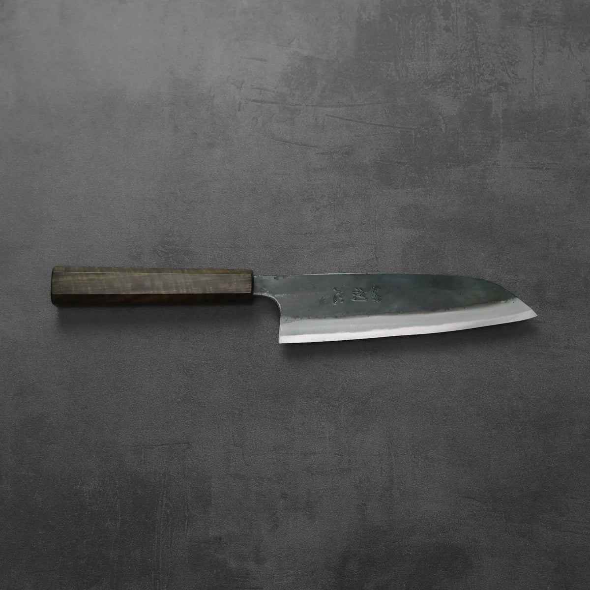 Hatsukokoro Kokugei kurouchi aogami#1 santoku 165mm