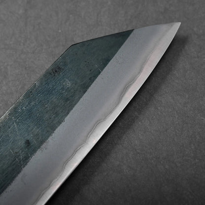 Close-up of the tip area of the kiritsuke gyuto