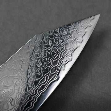 Hatsukokoro Ryuhyo SG2 damascus bunka 180mm – Zahocho Knives Tokyo