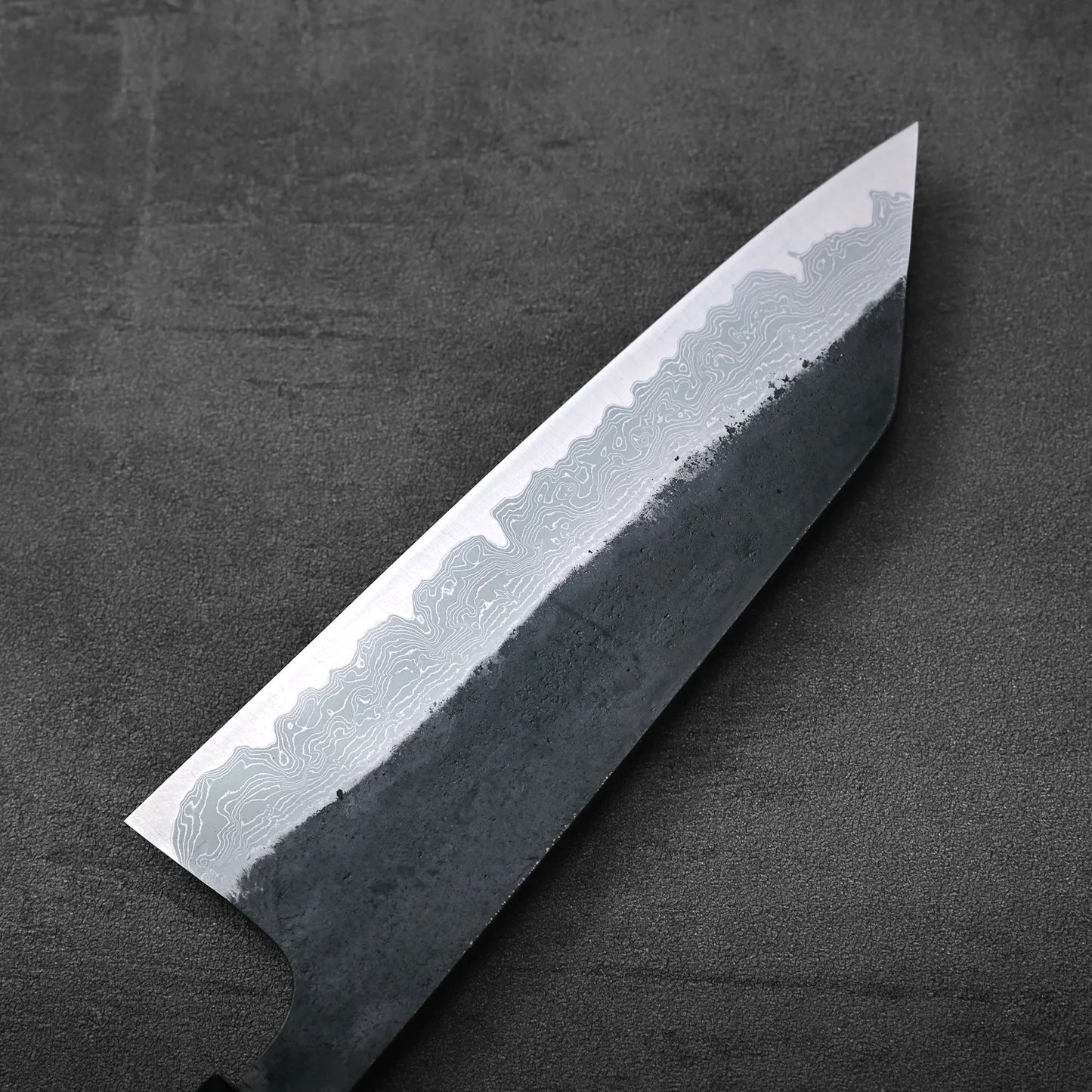 Hatsukokoro Shinkiro kurouchi damascus AS bunka 170mm