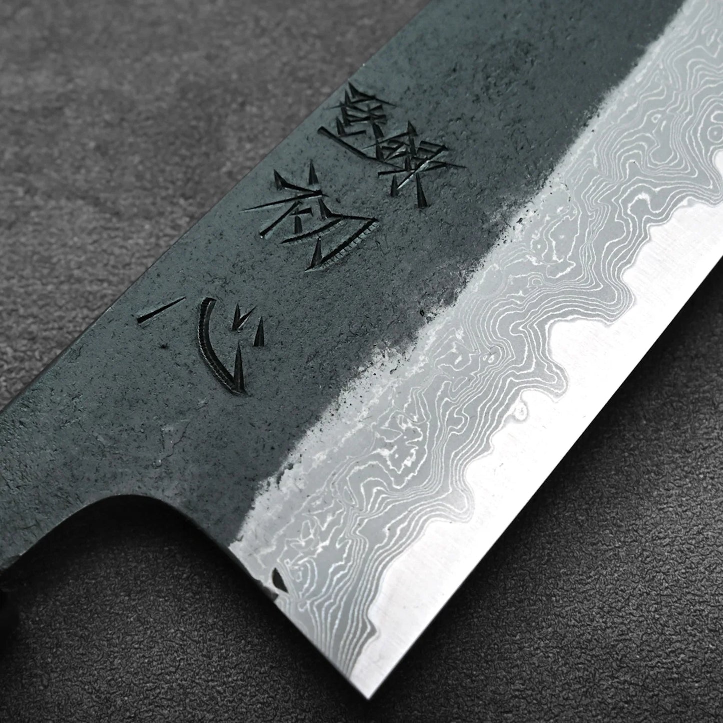 Hatsukokoro Shinkiro kurouchi damascus AS bunka 170mm