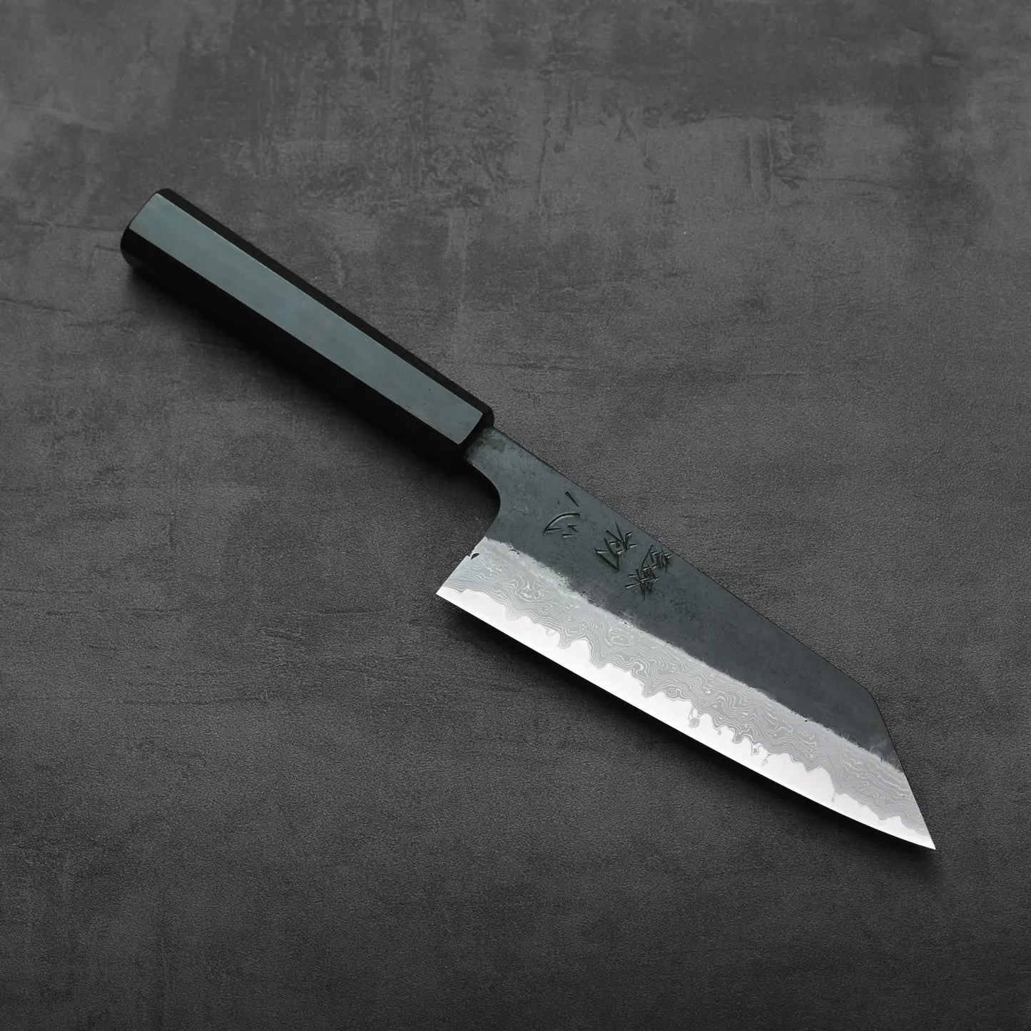 Hatsukokoro Shinkiro kurouchi damascus AS bunka 170mm