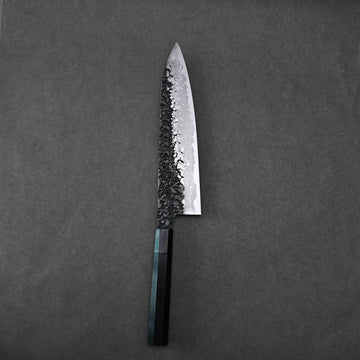 KISUKE MANAKA 間中 ENN 青一鋼 ダマスカス 牛刀 240mm Gyuto (Chef's Knife) Manaka Hamono Kisuke 【ENN】Blue Steel