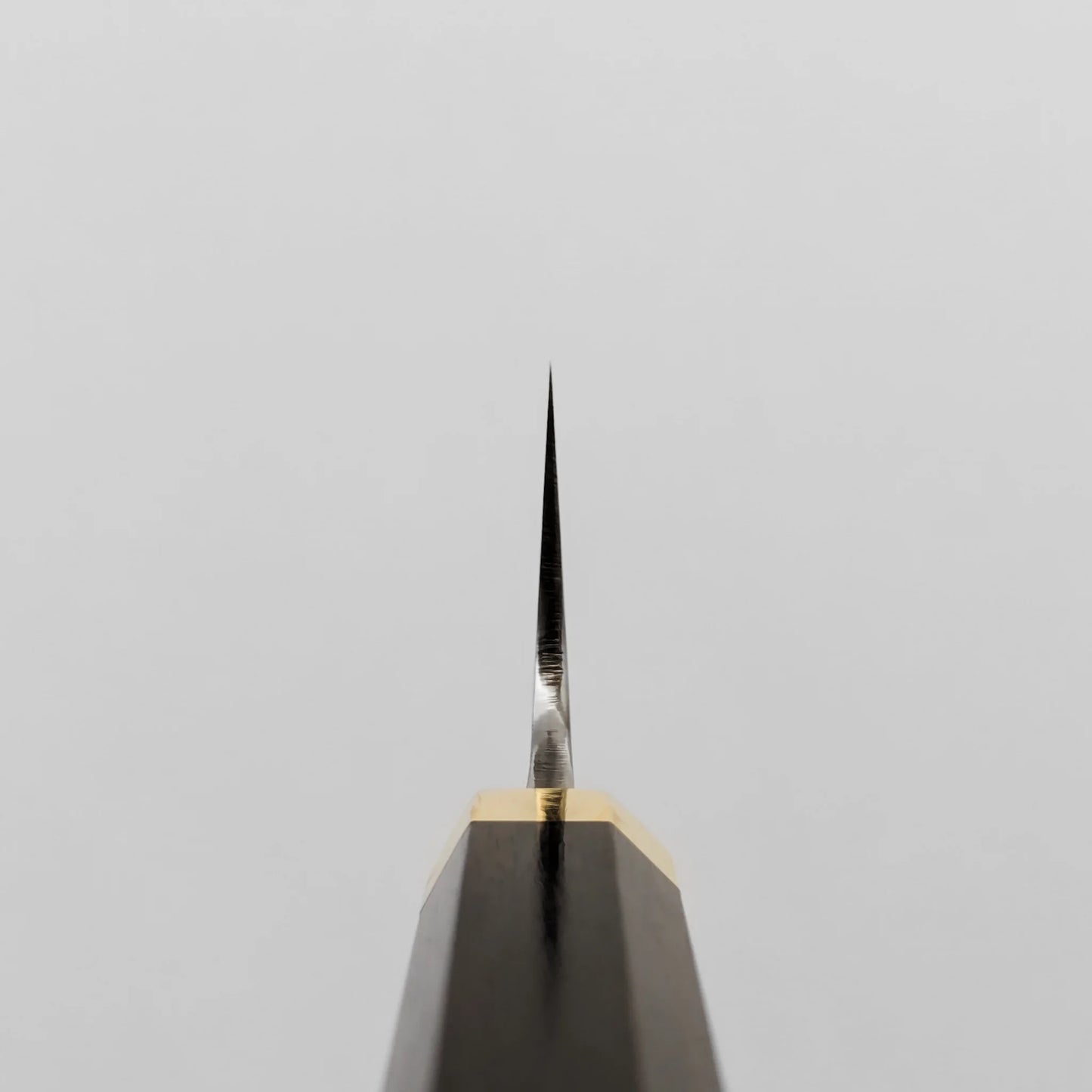 Choil shot of the gyuto knife