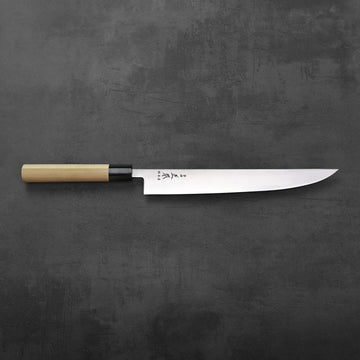 Masamoto MV sujihiki 255mm with saya – Zahocho Knives Tokyo