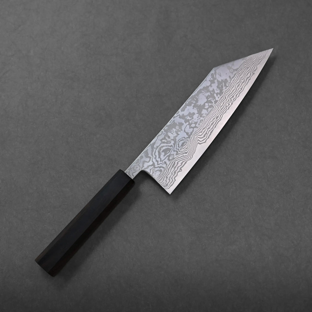 Miyazaki ATS-34 damascus bunka 200mm – Zahocho Knives Tokyo