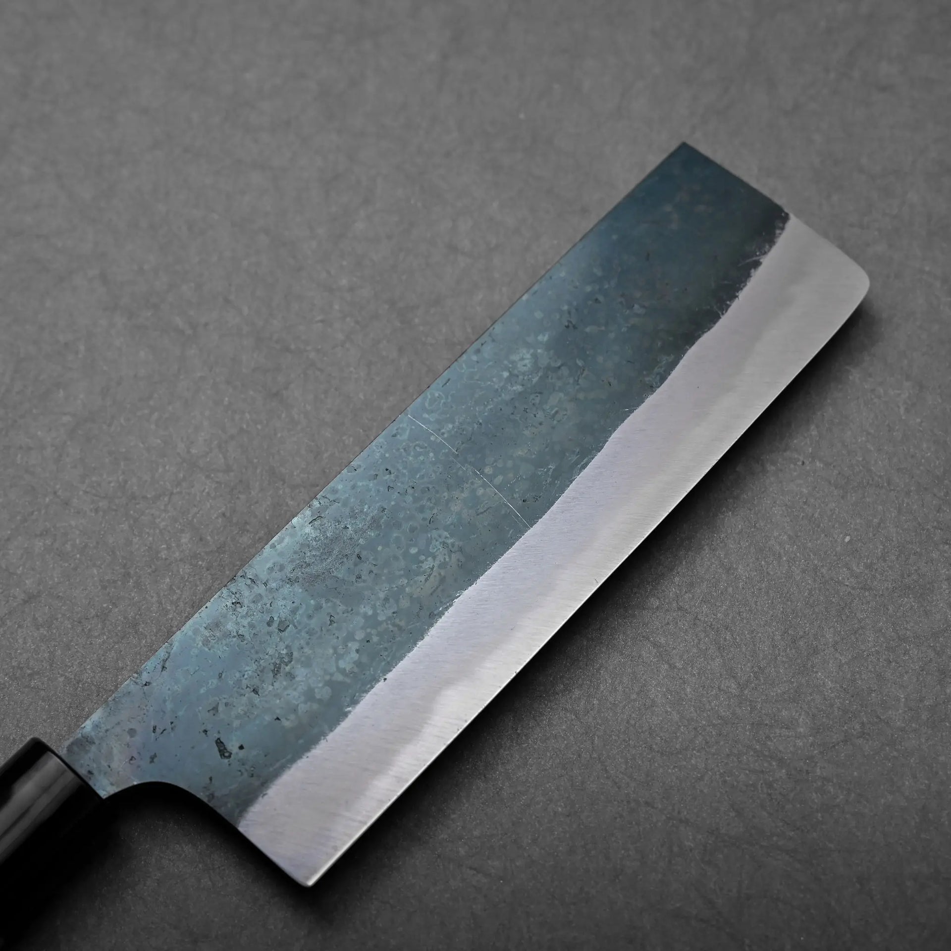 Daisuke Nishida kurouchi shirogami#1 nakiri 170mm – Zahocho Knives