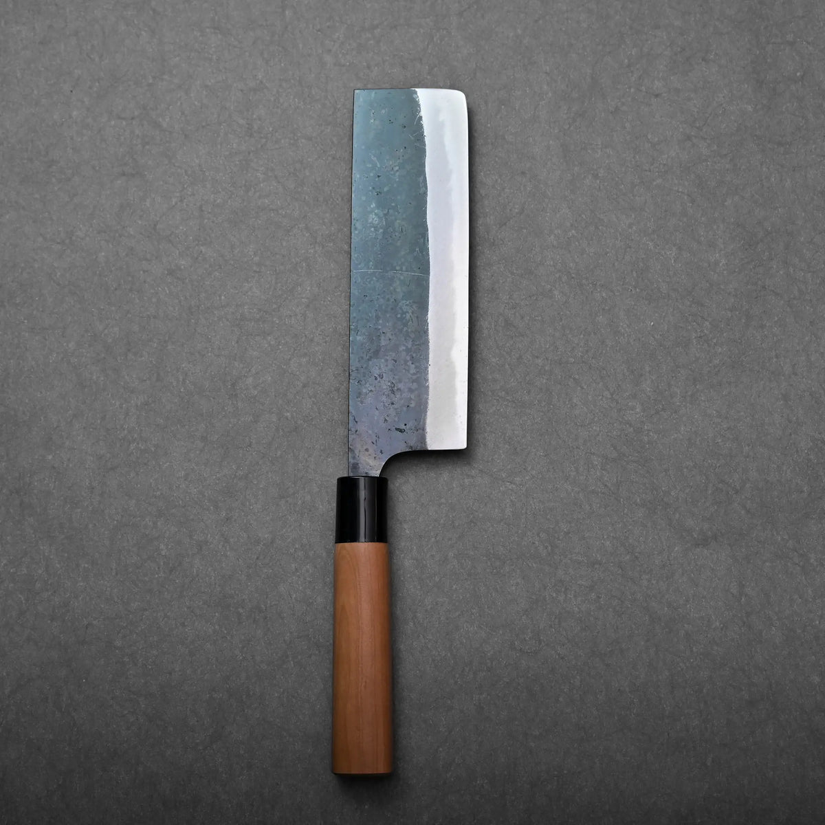 Daisuke Nishida kurouchi shirogami#1 nakiri 170mm – Zahocho Knives